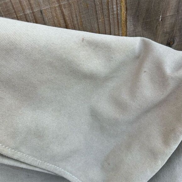 Jesslyn Blake Beige Canvas Leather Crossbody Messenger Bag Unisex - Picture 4 of 15